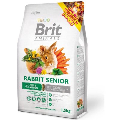 Brit Animals Rabbit Senior Complete 1,5 kg