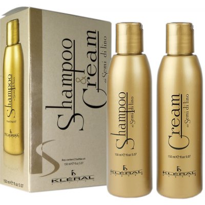 Kléral Gold šampón 150 ml + kondicionér 150 ml pro suché a křehké vlasy darčeková sada