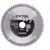 EXTOL CRAFT Kotúč pílový s SK plátkami, 210x1, 4x30mm, 60T, šírka SK plátku 2,7mm