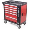 Dielenský vozík G21 Cooper 6, čierno-červený 6350402