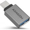 AXAGON RUCM-AFA, redukcia USB-C (M) -> USB-A (F), USB 3.2 Gen 2, 3A, ALU
