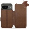 Mobiwear kožené flip knižkové pre Google Pixel 9 - Hnedé - L_BRS 5906511288324
