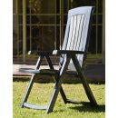 Keter Záhradné stoličky Corsica 2 ks. Nastaviteľné sivé