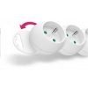 CONNECT IT prodlužovací kabel 230 V, 6 zásuvek, 2 m, s vypínačem (bílý)