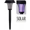 ProGarden Lapač hmyzu UV solárna lampa 2v1 40 cm
