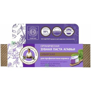 Recepty babičky Agáty Organická antibakteriálna zubná pasta sibírska 75ml