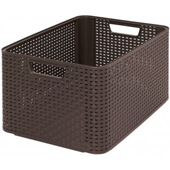 Curver úložný box RATTAN style2 L hnedý