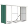 G21 Prístrešok na drevo WOH 682 - 302 x 119 cm, zelený