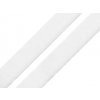 Suchý zips plyš samolepiaci biely 20mm