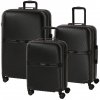 Cestovní kufr BERTOO Monza - černý set 3v1 99l, 62l, 38l