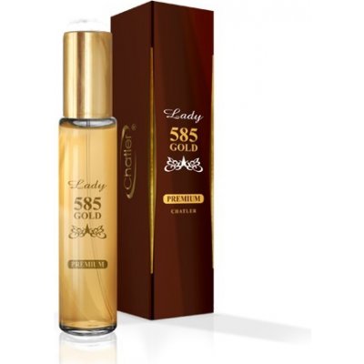 Chatler 585 Gold Lady Premium, Parfemovaná voda 30ml ( Alternatíva parfému Paco Rabanne Lady Million Privé ) pre ženy