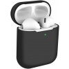 AlzaGuard Skinny Silicone Case na Airpods 1. a 2. generácie, čierne AGD-ACSS1B