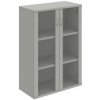 Hobis - Policová skriňa Strong, 80x115,2x40 cm, sivá/sivá
