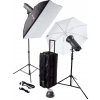 HELIOS 1000P II Profi-blitzstudio 2-dielna sada