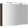 Sapho MIRRÓ galérka s LED osvetlením, 100x70x16cm, borovica rustik MC100-0016