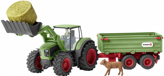 Schleich Traktor s prívesom