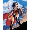 Zuty – Wonder Woman meč a štít, 40×50 cm, bez rámu a bez vypnutia plátna 8596530192480