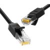 SIEŤOVÝ KÁBEL UZelený Ethernet RJ45 Rounded Network Cable, Cat.6, UTP, 8m (Čierny)