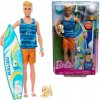 Bábika Barbie Mattel Ken HPT50 surfer a príslušenstvo