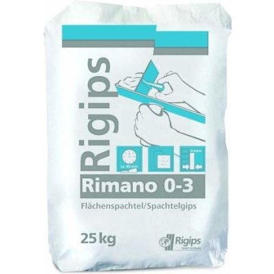Sadrová stierka Rigips Rimano 0-3, 25 kg