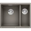 Blanco Subline 340/160-U, silgranitový drez pod pracovnú dosku 555x460x190 mm, drez vľavo, 1,5-komorový, svetlá hnedá, BLA-523556
