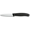 Kuchynský nôž Victorinox nôž na zeleninu s vlnkovaným ostrím 8cm plast čierny (6.7633)