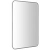 SAPHO - FLOAT LED podsvietené zrkadlo 50x70cm, biela 22571