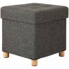 Taburet SULTAN 38x40 cm tmavosivý LSF14GYZ + záruka 3 roky zadarmo