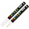 Akrylová fixka M&G 2 mm, mix farieb farebná škála: biela