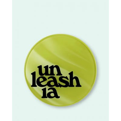 Unleashia Healthy Green Cushion SPF30/PA++ 27 Peach Tan Saténový make-up v hubke 15 g