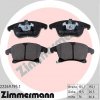 ZIMMERMANN Sada brzdových platničiek kotúčovej brzdy 222691951