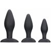 Shots - Apex Butt Plug Set Black análne kolíky sada
