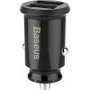 Baseus CCALL-ML01 Grain Nabíjačka do Autá 15.5W 2x USB čierna CCALL-ML01