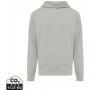 Mikina s kapucňou Iqoniq Yoho relaxed fit z recykl. bavlny, sivá heather 3XL