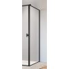 RADAWAY NES BLACK S1 FRAME 100cm bočná pevná stena do kombinácie, profil čierny, sklo frame, 10039100-54-56
