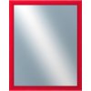 DANTIK - Zrkadlo v rámu, rozmer s rámom 40x50 cm z lišty BOX červená morená (1750)