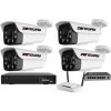 5MPx ZOOM COLORVU kamerový IP POE set - 4x NC965+, POE switch 4 + 1, NVR | ZONEWAY 4-NC965+3016