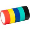 Strend Pro Páska izolačná 19 mm x 5 m farebný mix 5 ks 2173060