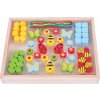 Bigjigs Toys Navliekacie korálky Lúka