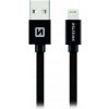 Swissten 71523101 USB - Lightning, 0,2m, černý