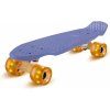 Fun pro Mini Cruiser Skateboard Trickboard PP Board 100kg LED kolieska PU Tvrdosť: 88A (sk_mc_bl_gld)