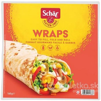 Schär WRAP bezgluténový 160 g