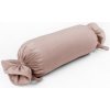 Biante Zamatový vankúš valec bonbon Velvet Prémium SVP-043 Púdrovo ružový 15x40 cm