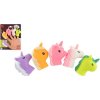 Teddies Maňásek prstový jednorožec 5ks guma 6cm