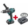 EXTOL 20V Aku. vŕtačka s príklepom, 1x 2Ah Li-ion, 2,4A nabíjačka + DARČEK 8791802X