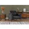 Atelier del Sofa Wing Chair Mustang - Anthracite