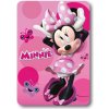 Faro Detská fleecová deka POLAR MINNIE 100x140 cm ružová