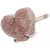 Nefertitis Be Beautiful Ametyst ružový Srdce prsteň 96 NF54661 - 53 mm (US 6,5), 1,3 x 1,5 x 0,4 cm