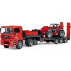 Bruder 02774 Nákladní auto s přívěsem MAN TGA a teleskopickým nakladačem Manitou