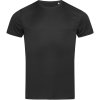 Stedman Tričko Sports-T Men Interlock, sportovní, krátký rukáv, pánské COT05800005901-black opal S Černý opál